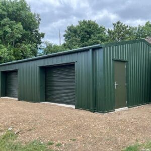 Double garage