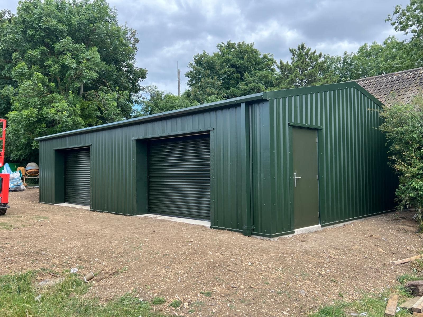 Double garage